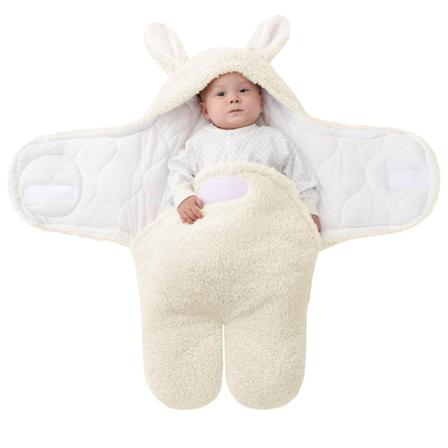 Thick Fleece Rabbit Split Leg Sleeping Bag