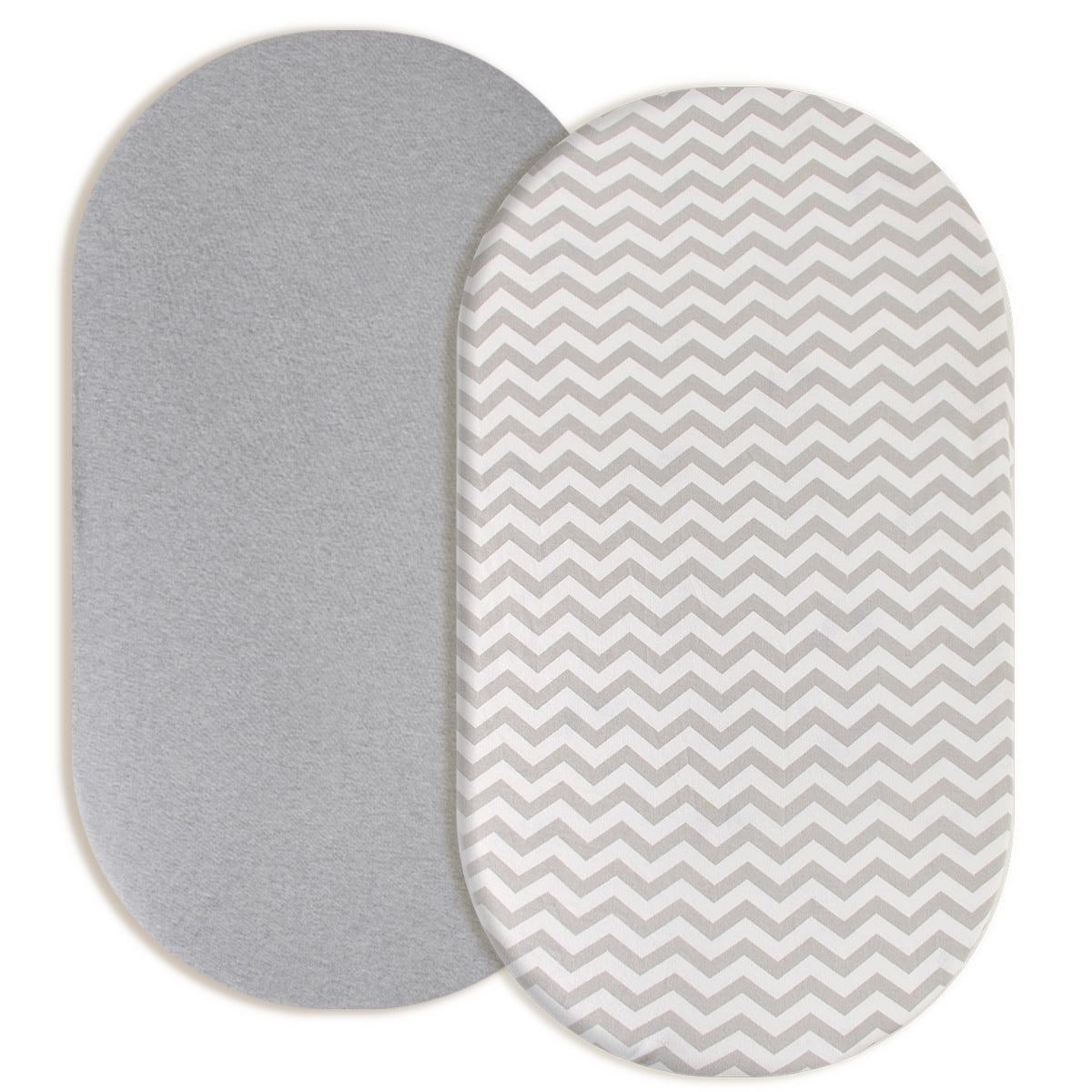 Baby Knitted Cotton Fitted Bed Sheet-2Pack