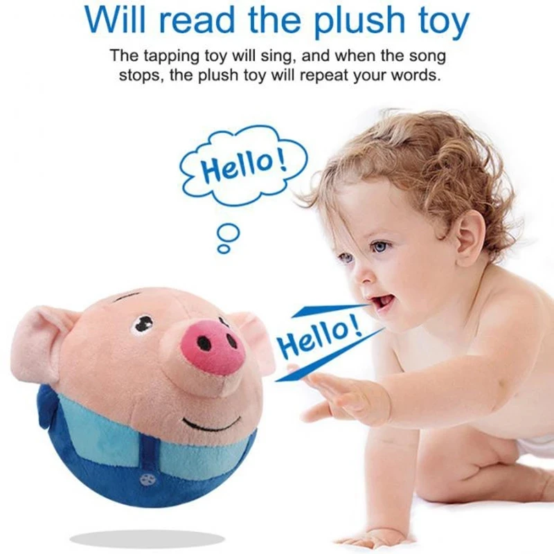 Piggy Interactive Toys Rechargeable Jumping Moving