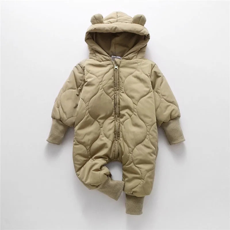 Cute Bear Ear Baby Jumpsuit