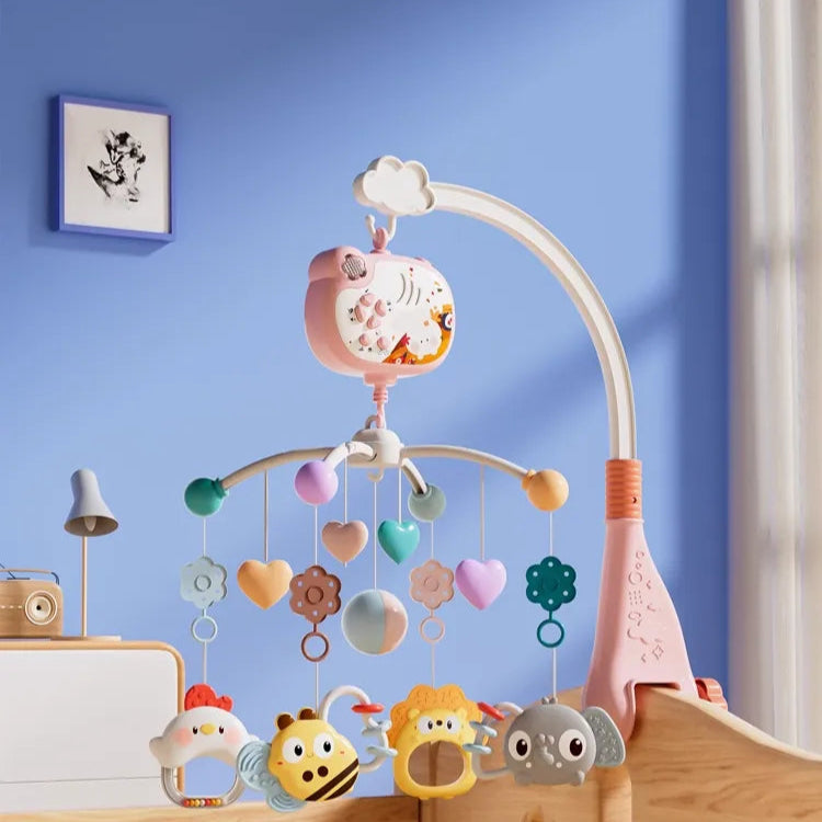 Spinning Bed Bells with Music