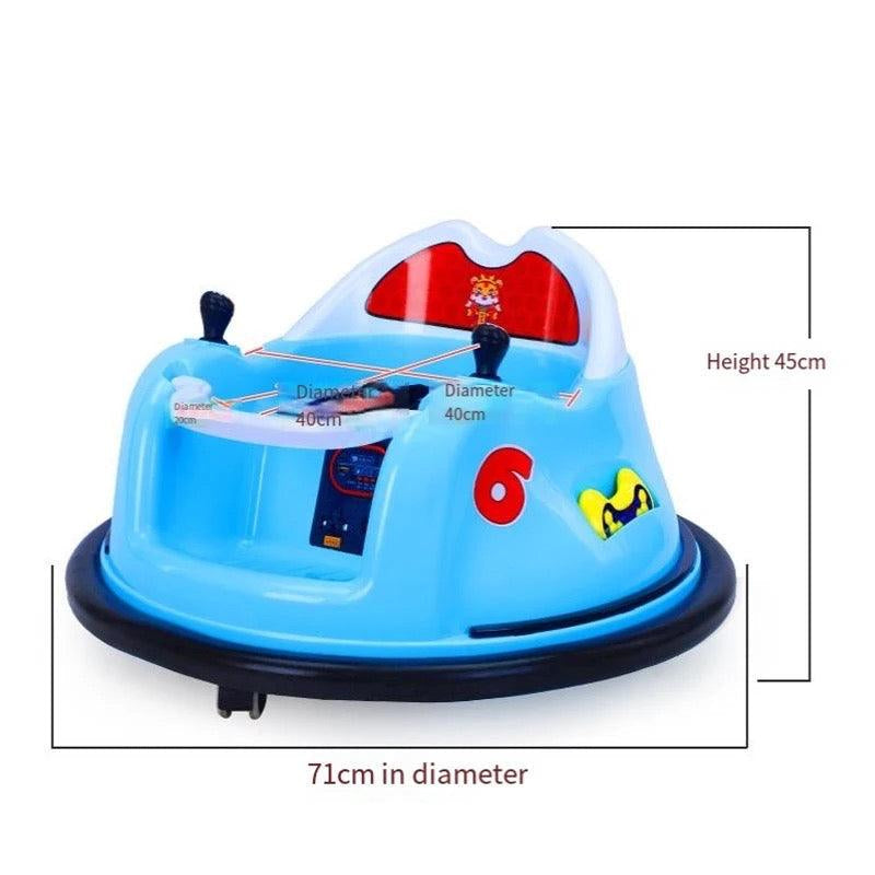 BabyBlush 360° Spin Bumper Car for Kids