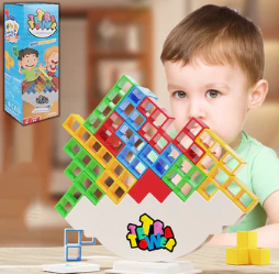 Maximize Fun with 48PCS Tetra Tower: The Ultimate Balance Stacking Board Game