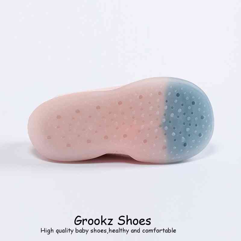 Monster Baby Sock Shoes - Light Pink