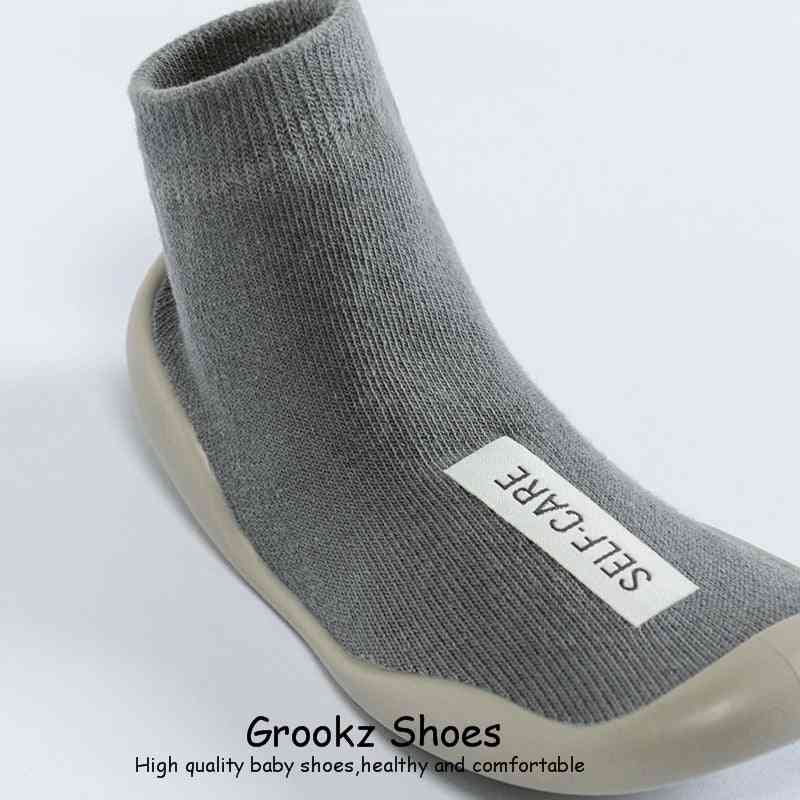 Premium Baby Sock Shoes - Gray