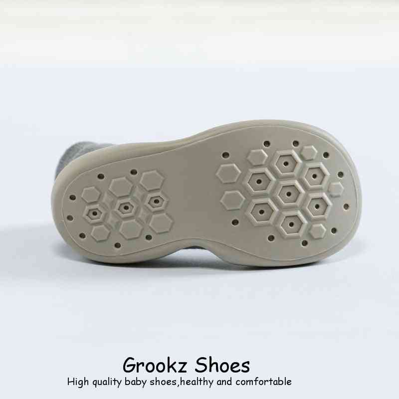 Premium Baby Sock Shoes - Gray