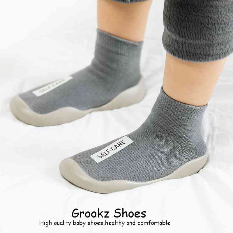 Premium Baby Sock Shoes - Gray