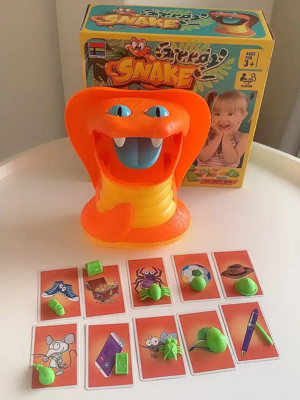 MEACAOFG Gluttony Snake Children's mind training Improve logic ability Hands-on ability Family parent-child interactive games Stress relieving toys Funny toys