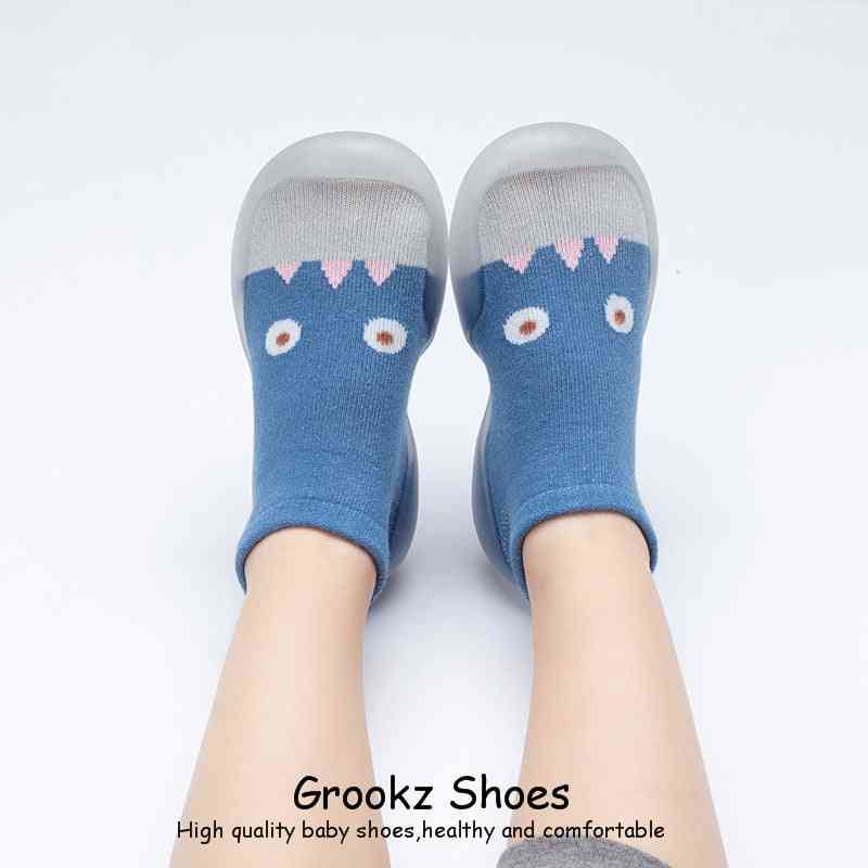 Monster Baby Sock Shoes - Ocean Blue