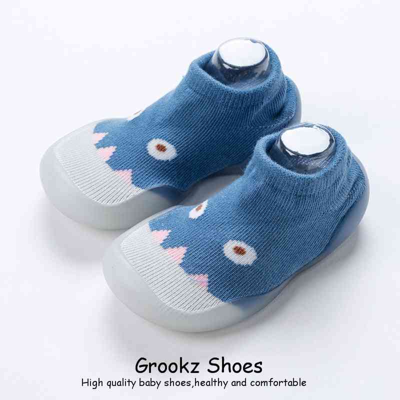 Monster Baby Sock Shoes - Ocean Blue
