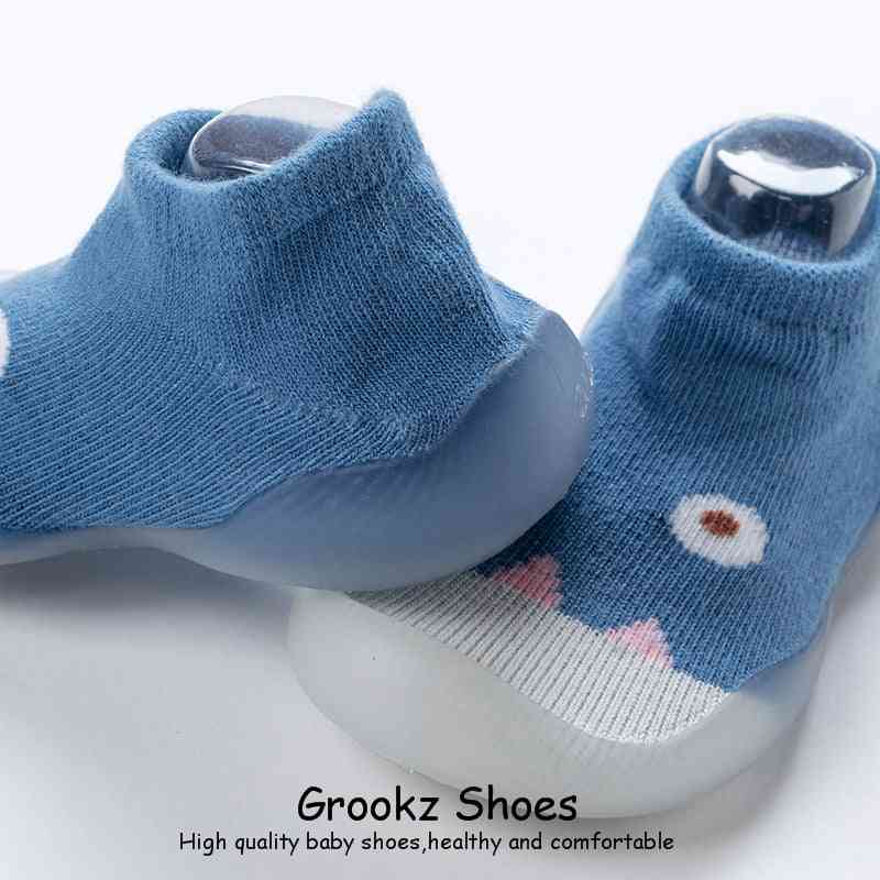 Monster Baby Sock Shoes - Ocean Blue