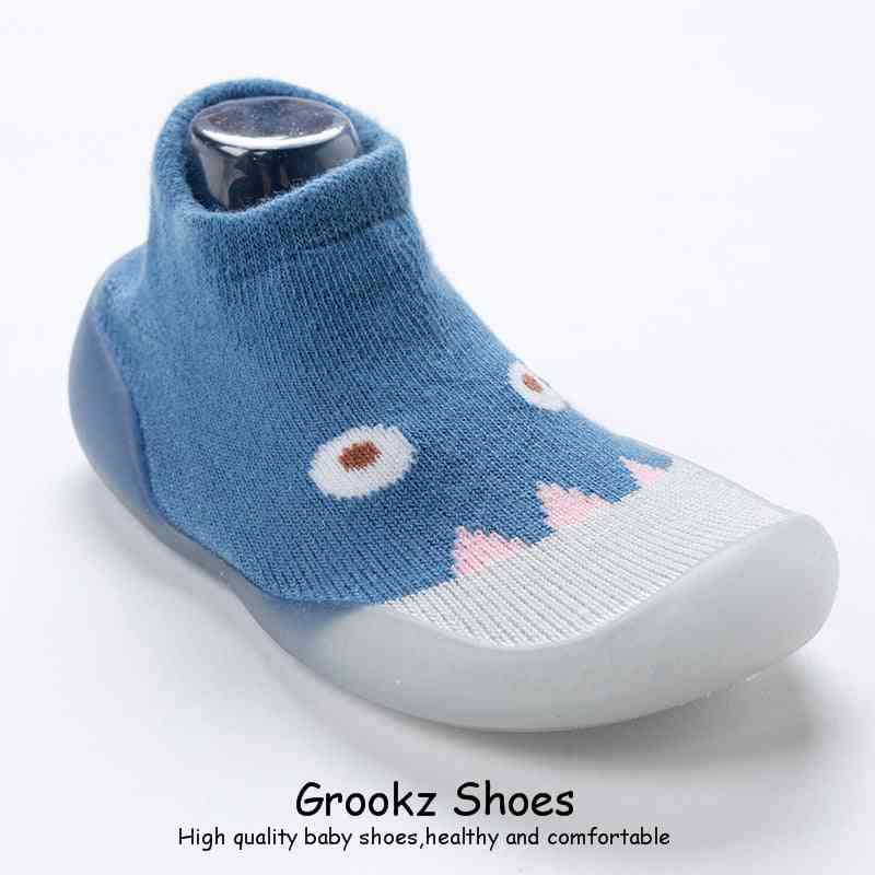 Monster Baby Sock Shoes - Ocean Blue