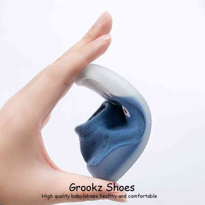 Monster Baby Sock Shoes - Ocean Blue
