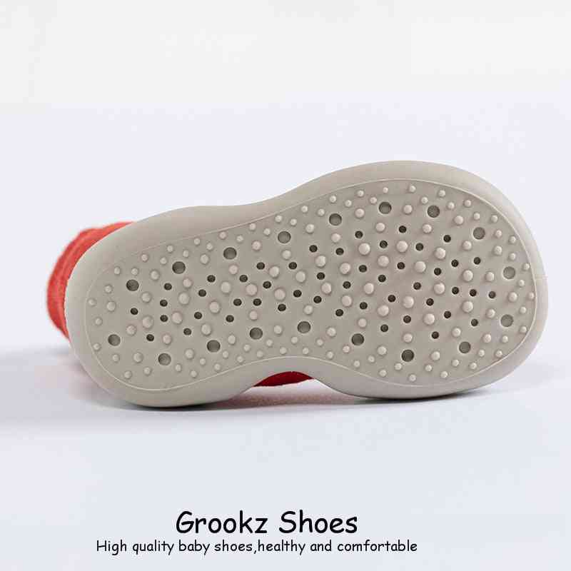 Premium Baby Sock Shoes - Red Shark