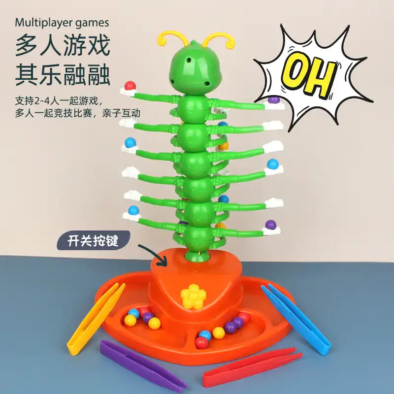 MEACAOFG Wobbler Bugs Children's Toys Children's Thinking Training Enhance Logic Hands-on Ability Family Parent-Child Interactive Games Stress Relief Toys Funny Toys