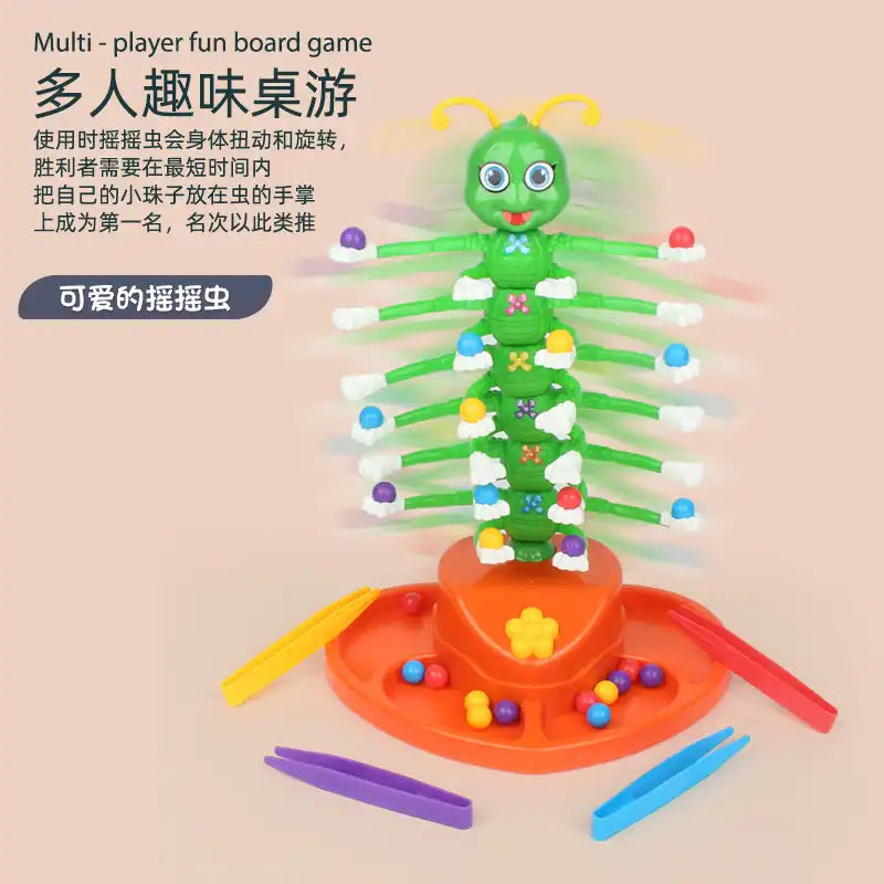 MEACAOFG Wobbler Bugs Children's Toys Children's Thinking Training Enhance Logic Hands-on Ability Family Parent-Child Interactive Games Stress Relief Toys Funny Toys