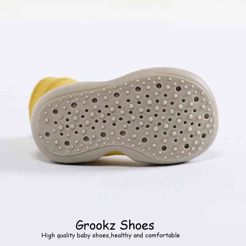 Premium Baby Sock Shoes - Yellow