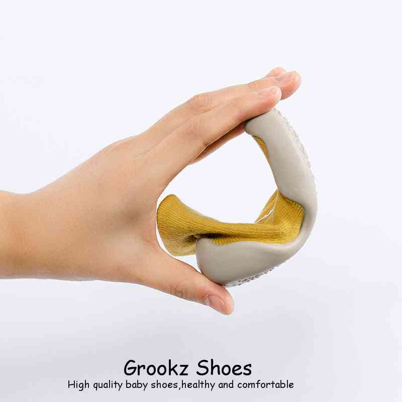 Premium Baby Sock Shoes - Yellow