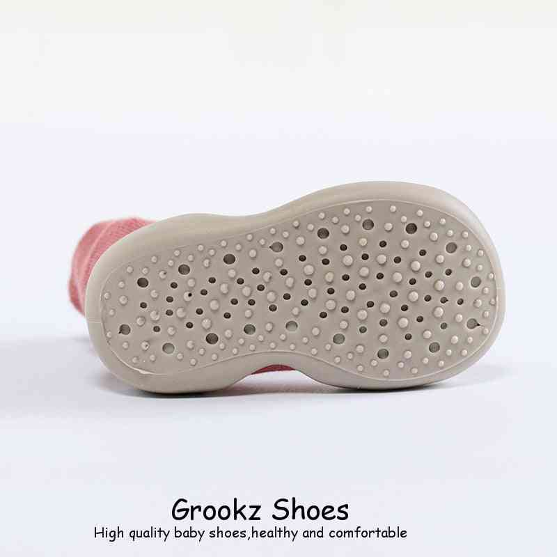 Premium Baby Sock Shoes - Pink Rabbit