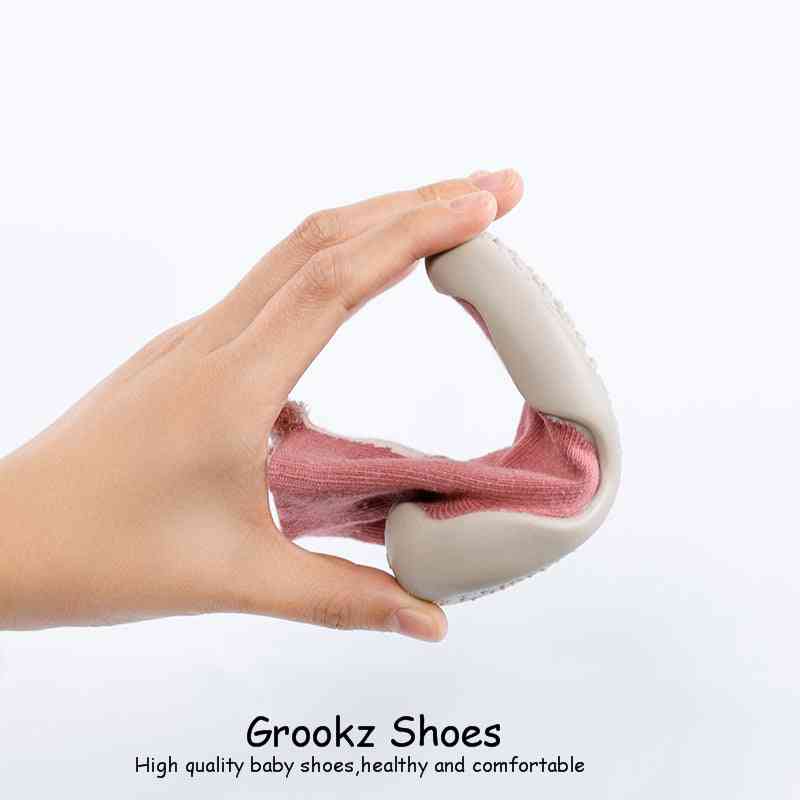 Premium Baby Sock Shoes - Pink Rabbit