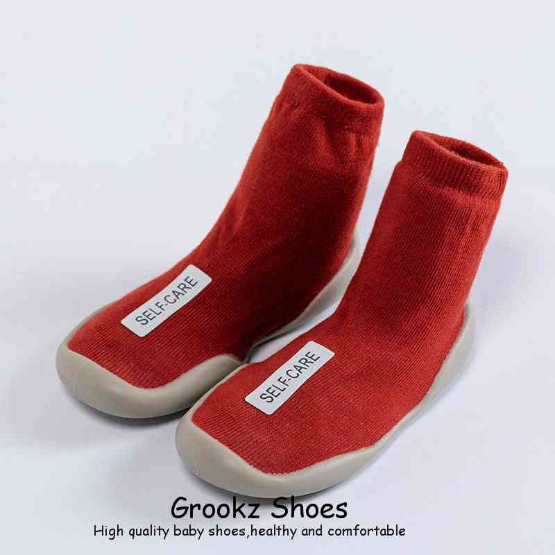 Premium Baby Sock Shoes - Red