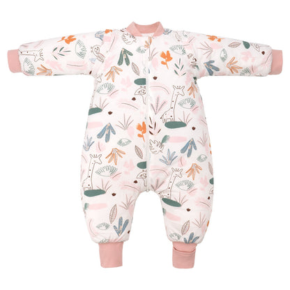 2.5 Tog Removable Sleeves Toddler Sleep Sack with Feet 1-3 Years