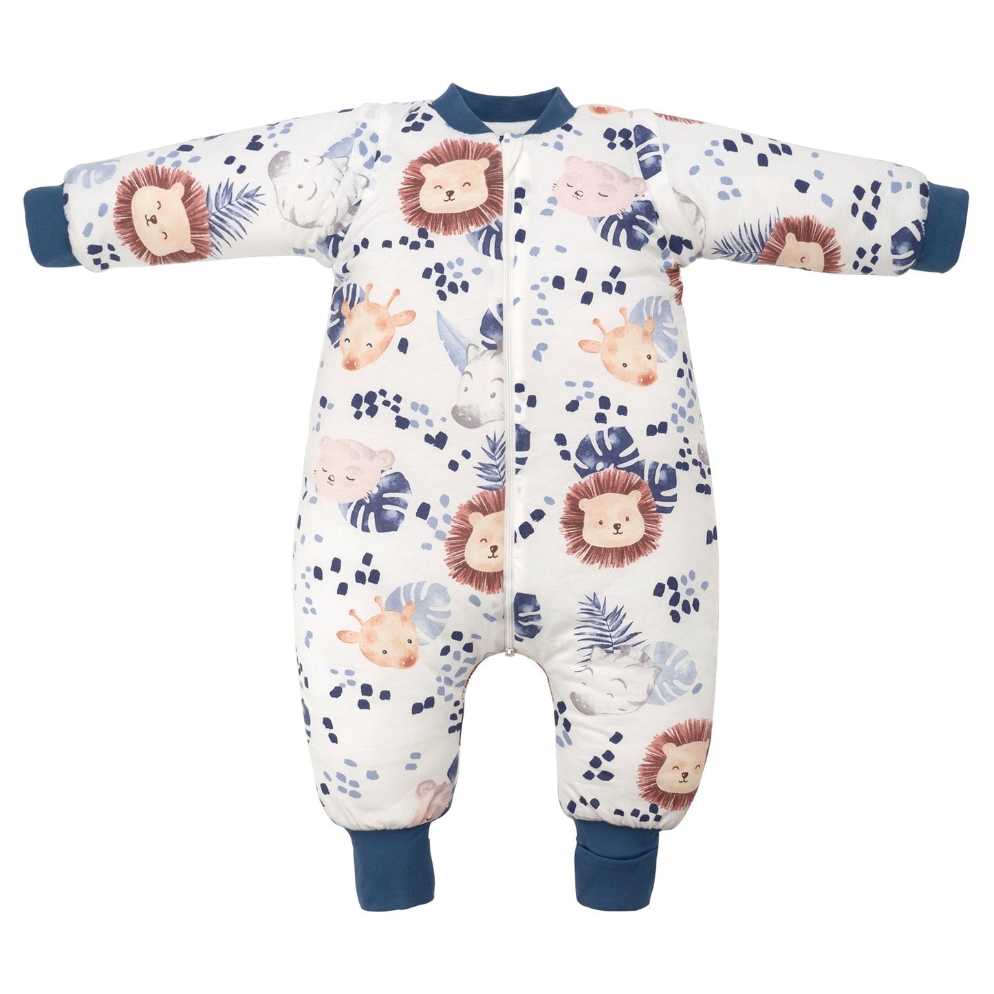 2.5 Tog Removable Sleeves Toddler Sleep Sack with Feet 1-3 Years