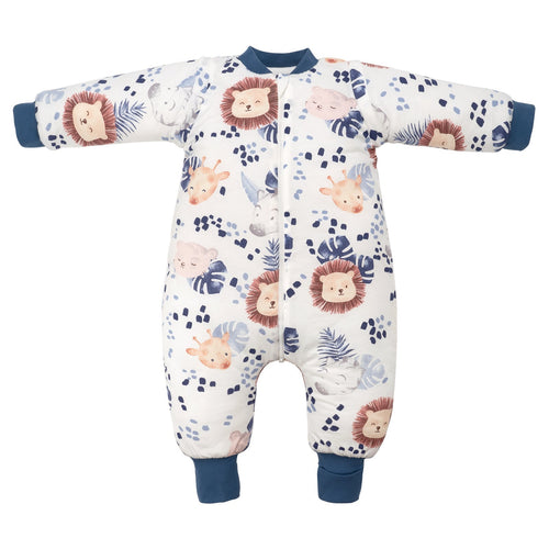 2.5 Tog Removable Sleeves Toddler Sleep Sack with Feet 1-3 Years