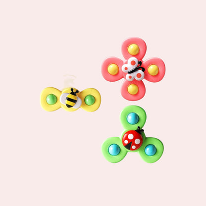 3PCS Suction Cup Spinner Toys