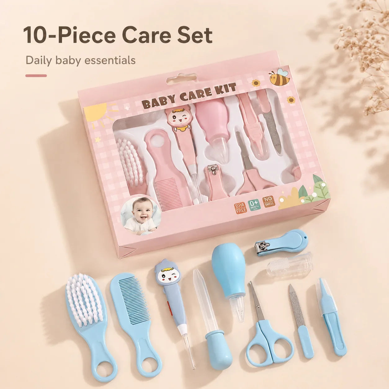 10-in-1 Baby Grooming & Healthcare Kit
