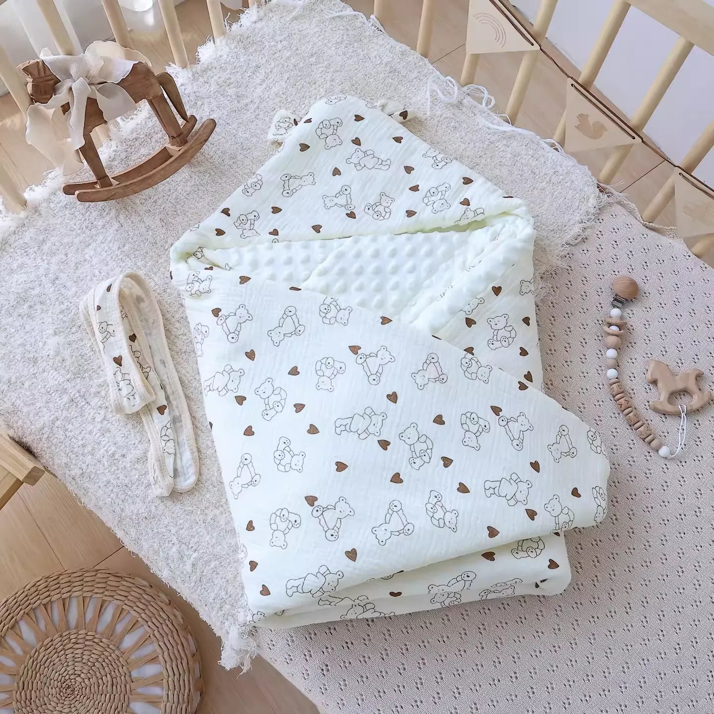 100% Cotton Swaddle Blanket