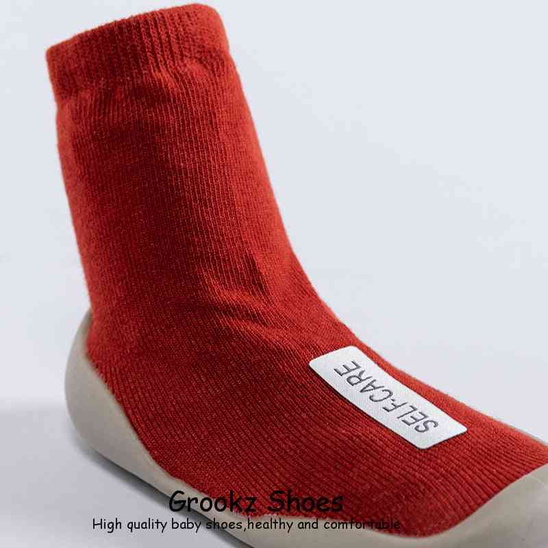 Premium Baby Sock Shoes - Red