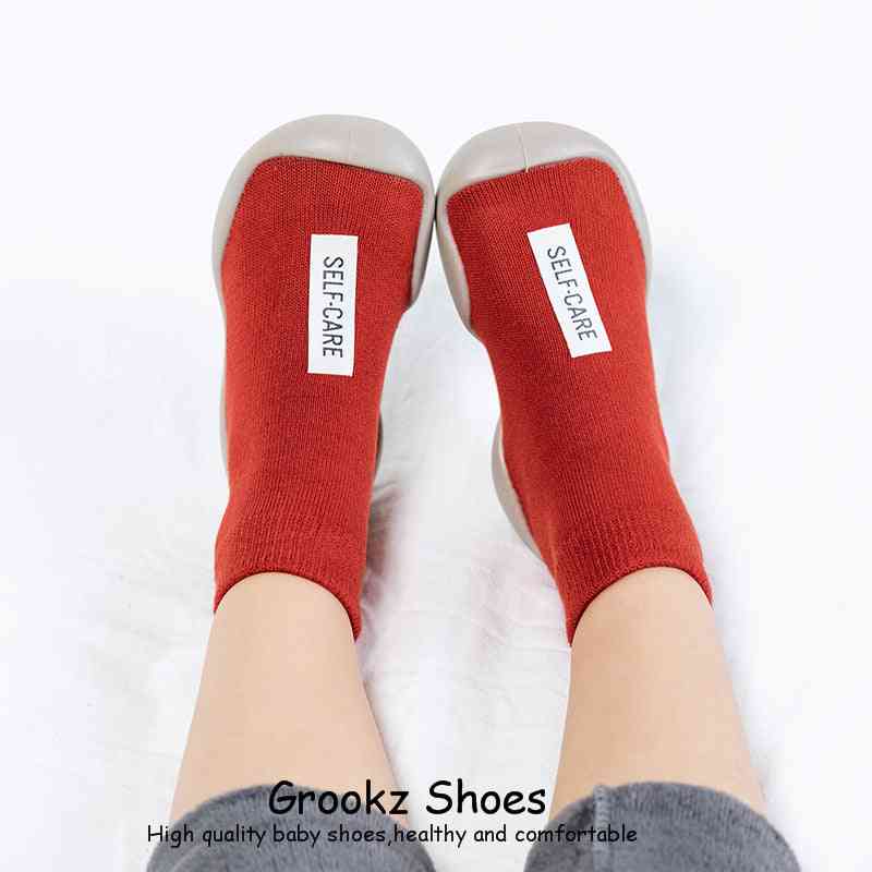 Premium Baby Sock Shoes - Red