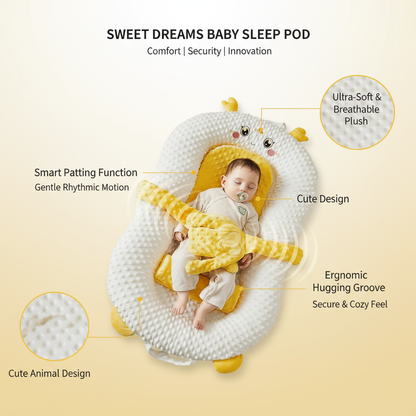 Smart Soothing Baby Lounger with Patting Hands