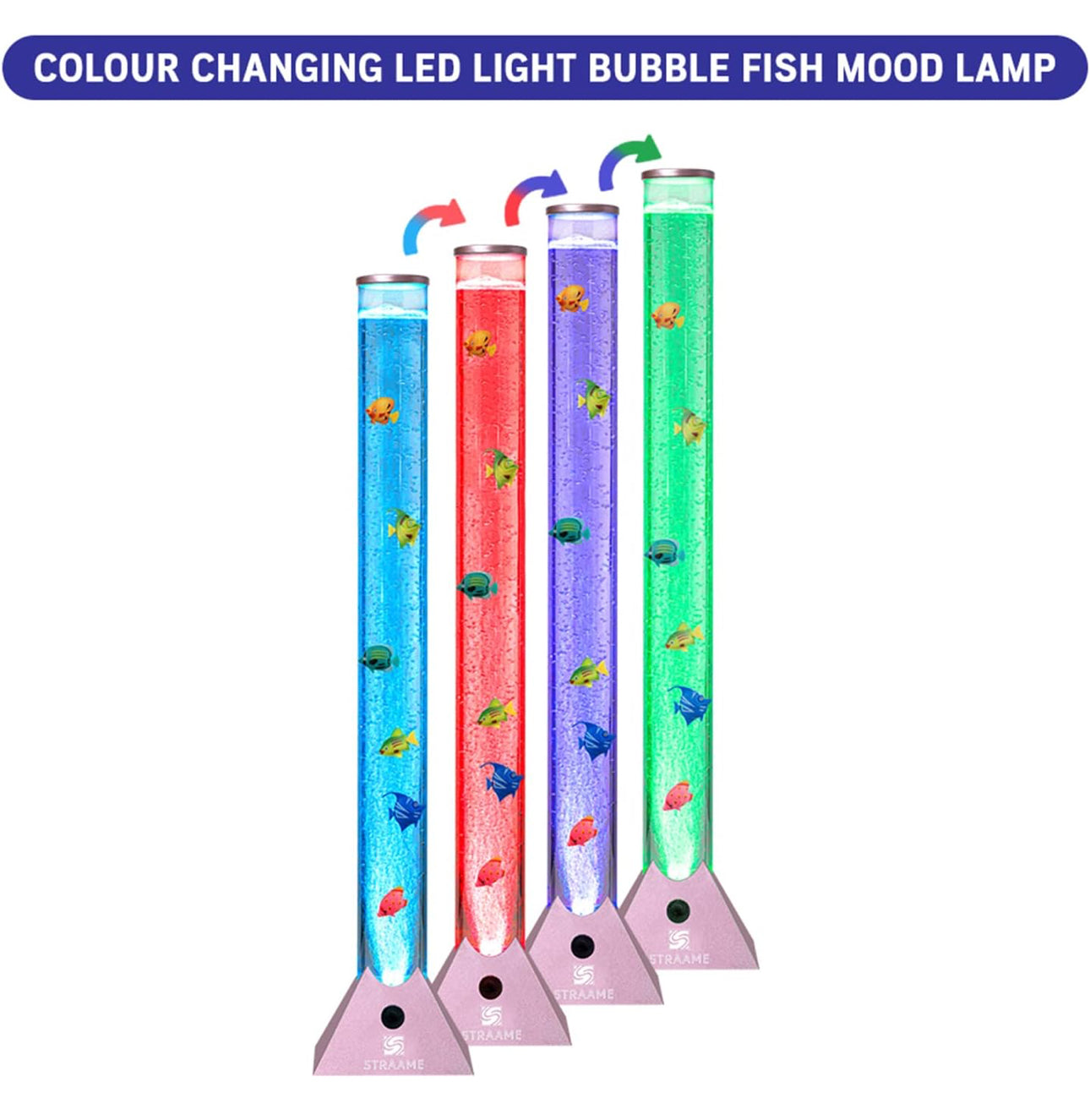 90cm LED Bubble Fish Mood Lamp