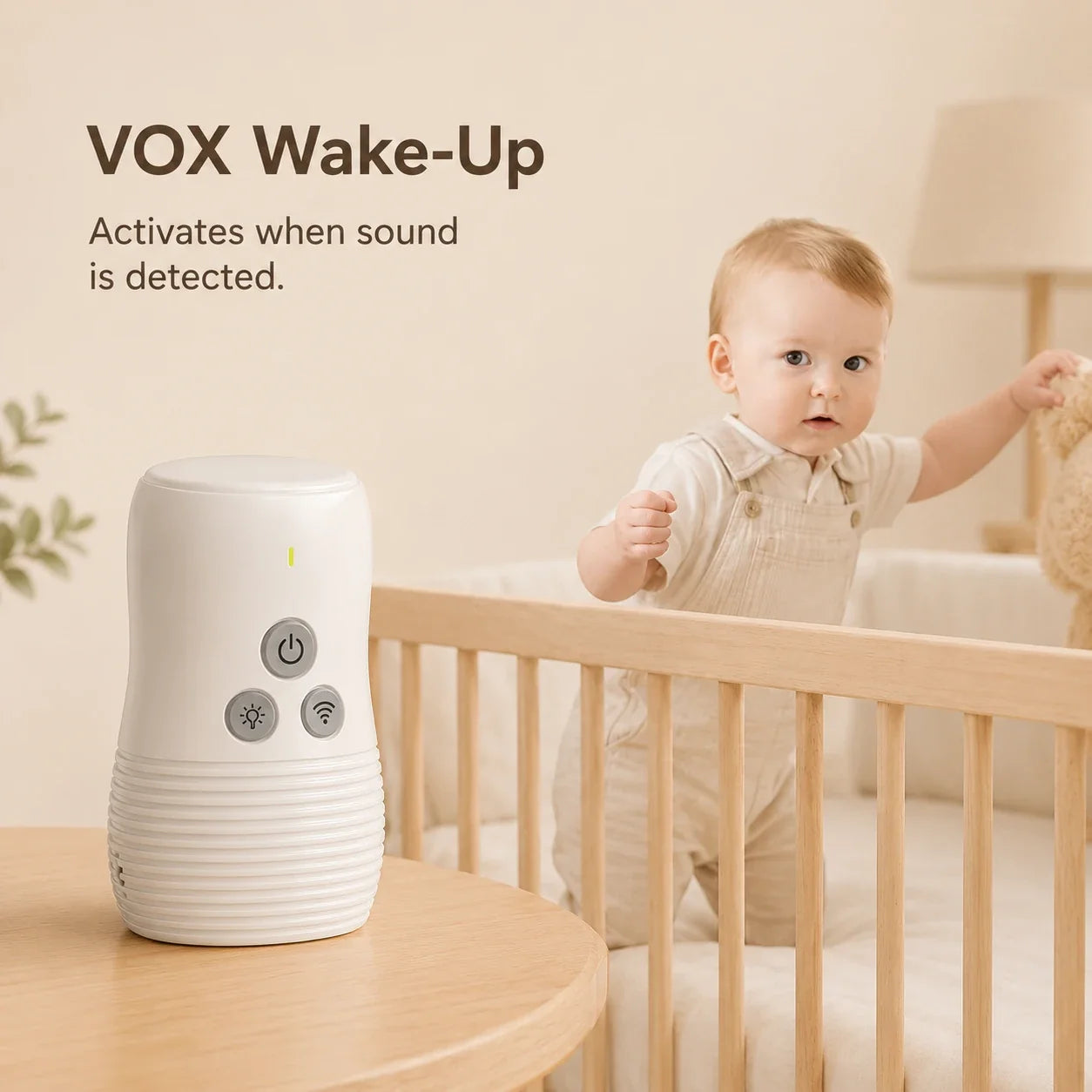2.4GHz Wireless Digital Audio Baby Monitor