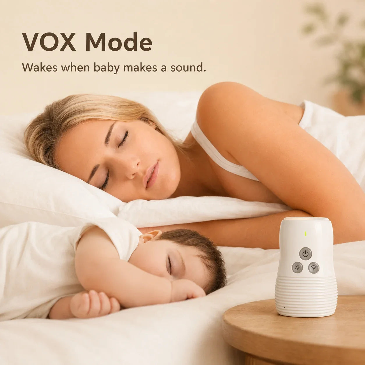 2.4GHz Wireless Digital Audio Baby Monitor