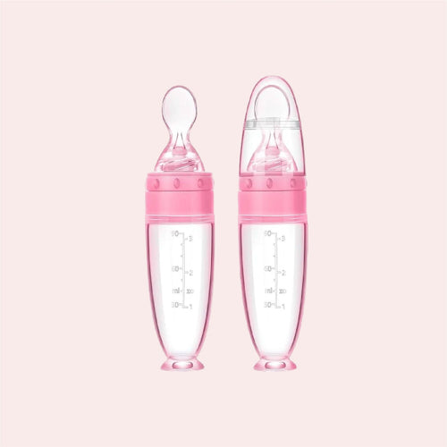 2-piece silicone spoon with stand base