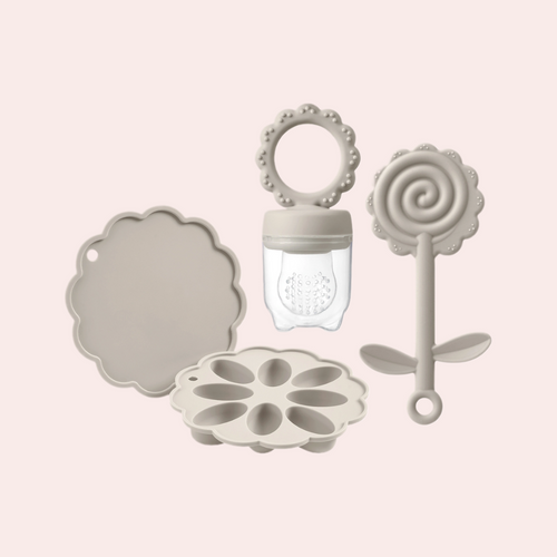 Sunflower Silicone Baby Feeding Set