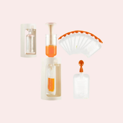Squeeze Station for Baby Puree Food Storage