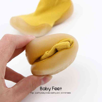 Tall Animal Sock Shoes - Yellow Sheep