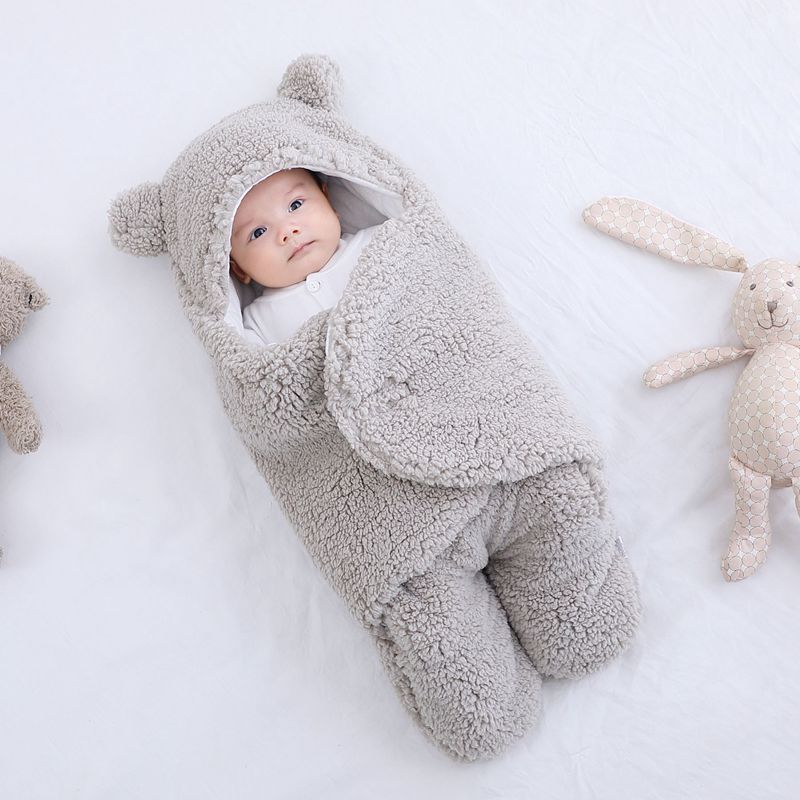Teddy Fleece Baby Sleeping Bag 0-6 Months
