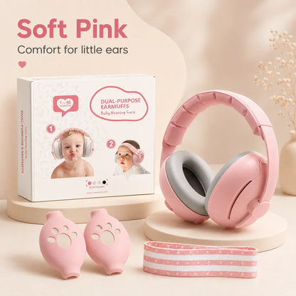2-in-1 Baby Noise Canceling Headphones (1-48 Months)