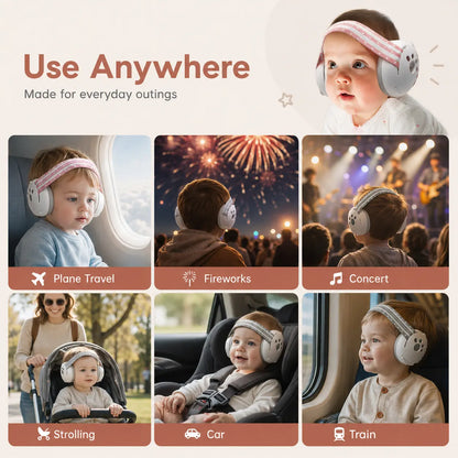 2-in-1 Baby Noise Canceling Headphones (1-48 Months)