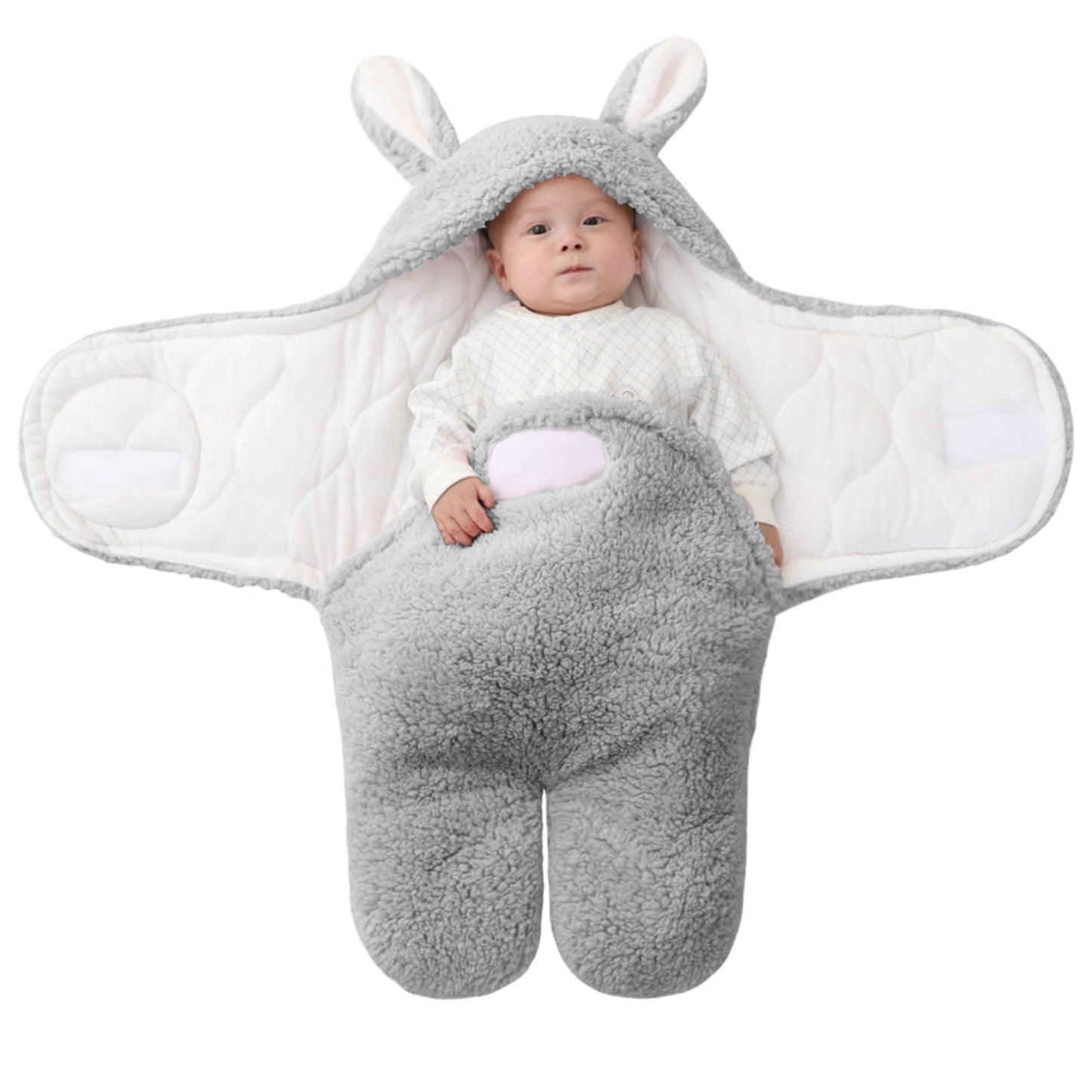 Thick Fleece Rabbit Split Leg Sleeping Bag