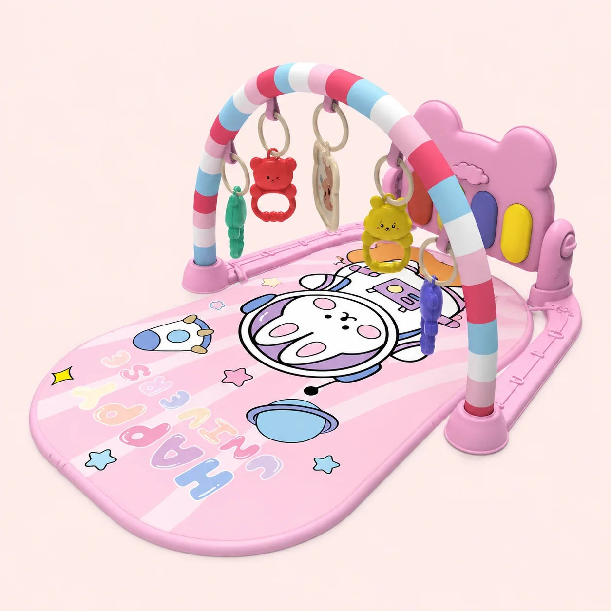 3-in-1 Baby Kick and Play Piano Gym Mat