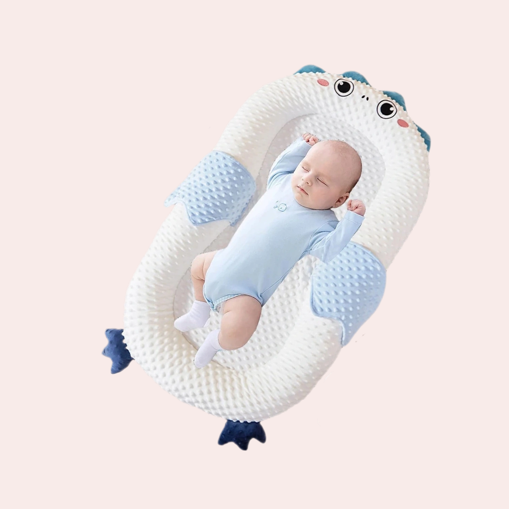 Portable Baby Lounger-Adjustable 3 in 1 Tummy Time Mat