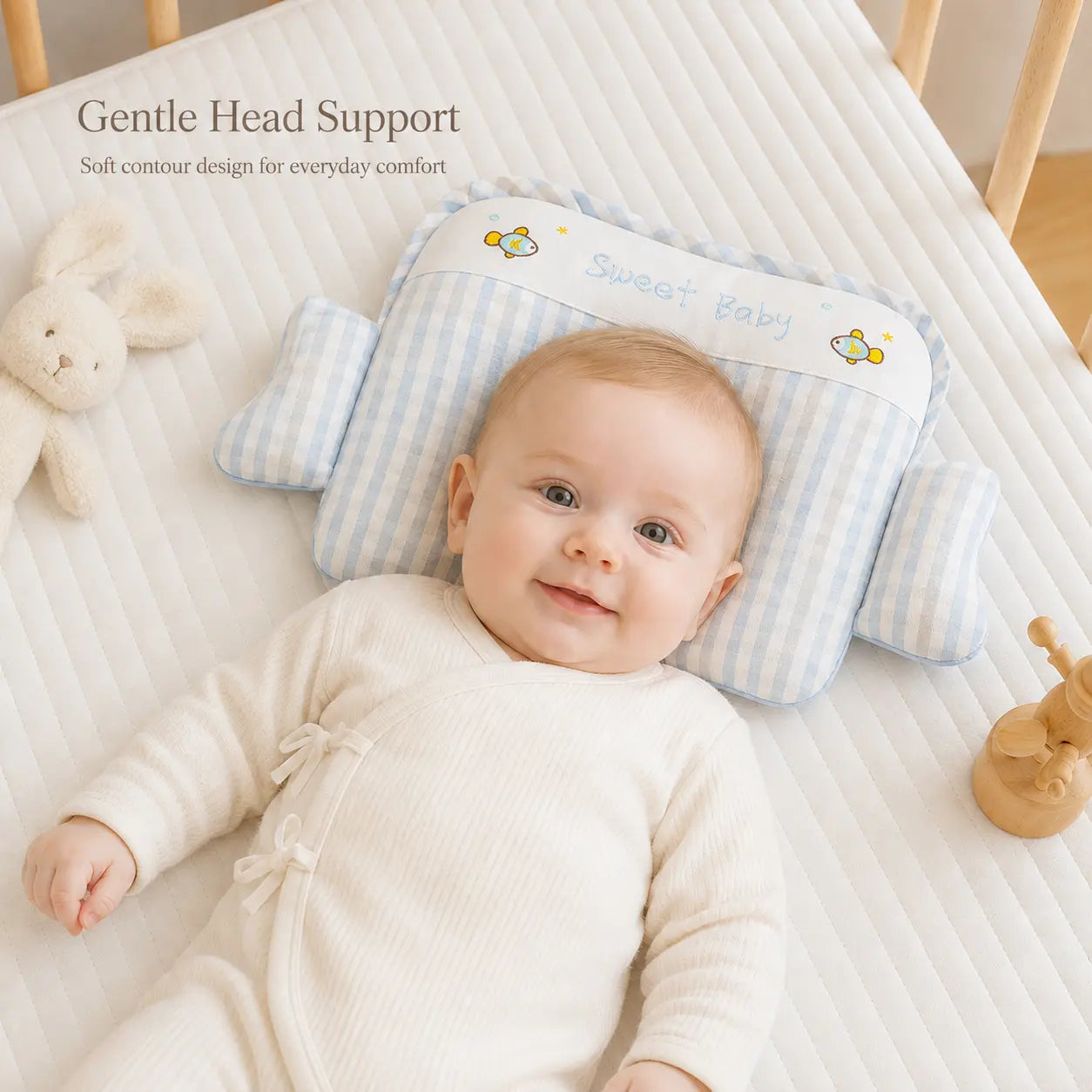 3D Head Shaping Infant Pillow