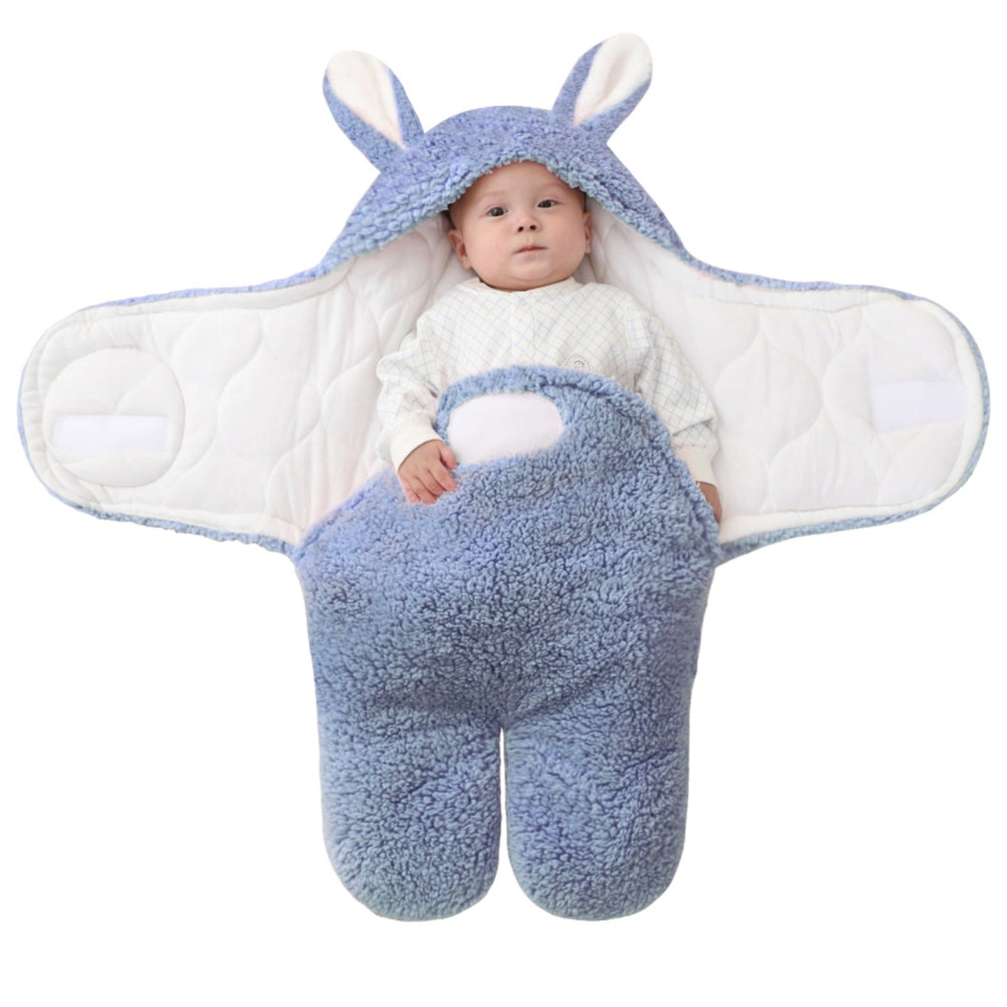 Thick Fleece Rabbit Split Leg Sleeping Bag