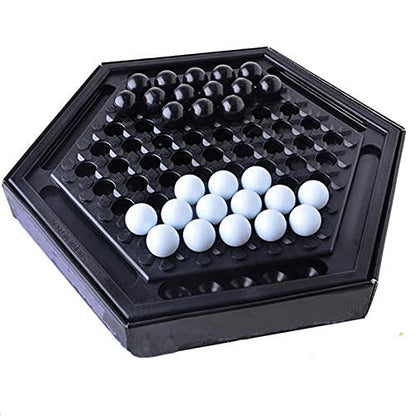 Chess Sets Chess Board Game Table Games Abalone Family Board Game Intellectual Development Desktop Party Home Marble Strategy Game for Children Kids Chess Board Game Set-MEACAOFG